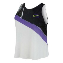 Nike 5408-100 NY Tennis Court 2 in 1 Tank White/Purple ( L ) - £95.52 GBP