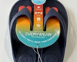 Totes Sandals Womens Size 9 Blue Thongs Lightweight Comfortable Washable... - $8.85
