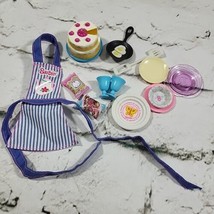 Sweet Treats Barbie Apron and Accessories Doll Play Food Miniatures  - £15.54 GBP