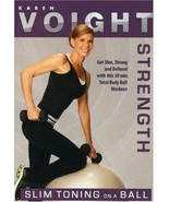 Karen Voight: Slim Toning on a Ball [DVD] [DVD] - $12.00