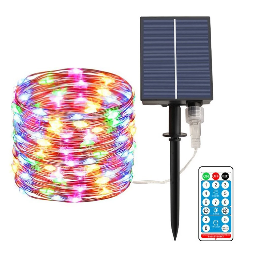 50M Solar String Lights Outdoor LED Waterproof Copper Wire for Garden Patio Chri - £219.97 GBP