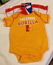 NEW 3 LOT INFANT NCAA PITT STATE GORILLAS ONE-PIECE BODYSUITS CREEPERS - £9.82 GBP