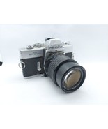 Minolta SRT 201 35mm Silver Film Camera W Minolta MD 135mm 49mm Lens UNT... - $54.92 CAD