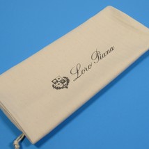 Loro Piana Twill Drawstring Dust Bag Made in Italy Cream 15 1/2&quot; x 12 1/2&quot; - $19.99