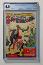 1964 Amazing Spider-Man Annual 1 CGC 4.0, 1st Sinister 6:Kraven,Mysterio,Electro - £1,736.96 GBP