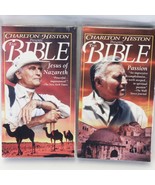 The Bible Jesus of Nazareth &amp; Passion VHS Charlton Heston NEW SEALED - €10,05 EUR