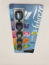 Febreze Linen Sky, Midnight, April Fresh, Hawaiian, Gain, 5 Car Vent Clips - £11.71 GBP