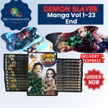 Demon Slayer Kimetsu No Yaiba Manga English Comic Vol 1-23 End Complete Set - $158.37