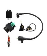 5pin AC CDI Ignition Coil Spark Plug For Taotao GY6 Scooter ATV 50 80 10... - $9.89