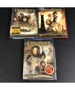 Lord of the Rings LOTR Trilogy Lot of 3 FULLSCREEN DVD Set - €8,44 EUR