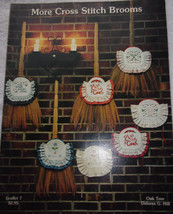Oak Tree Leaflet 7 More Cross Stitch Brooms 1982 - £1.59 GBP