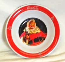 Coca Cola Coke Christmas Santa Claus Plastic Bowl Gibson - £10.25 GBP