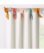 1 Pillowfort Multi Blackout Tie Top  Panel with Ties Curtain 84”Baby Nur... - $9.50