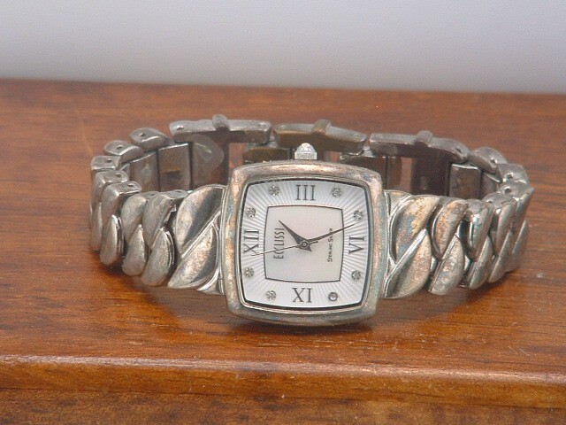 Pre-Owned Women’s Eccissi Sterling Silver Analog Dress Watch - $45.54