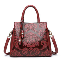 Simple WoMens Bag Trendy Shoulder Bag Chinese Style Mom Handbag - $82.00