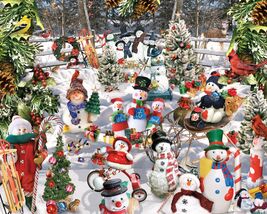 White Mountain Puzzles Snowmen - 1000 Piece Jigsaw Puzzle - $29.67