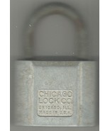 Antique Tumbler Old PADLOCK Chicago Lock Company Chicago Illinois usa NO... - $351.70 MXN