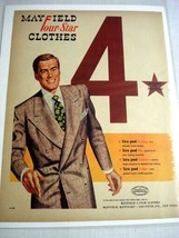 1950 Color Ad Mayfield 4-Star Clothes, Mayfield, Kentucky - $9.99