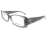 Salvatore Ferragamo Eyeglasses Frames 2639-B 478 Clear Gray Crystals 52-... - $74.43