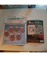 Christmas Cross Stitch &amp; Bucilla Santa Candy Basket Kits &amp; Wall Decor, New - £13.97 GBP