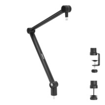 Adjustable Microphone Boom Arm [3/8 To 5/8 Screw Adapter] Suspension Scissor Mic - £82.32 GBP