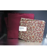 New Two Floral Vintage Splash Plus Burgundy Solid Cotton Fabric 1/2 yard - €12,36 EUR