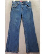Levi&#39;s Flare Jeans Girls Size 10.5 Blue Denim Stretch Cotton Pockets Fla... - $18.46