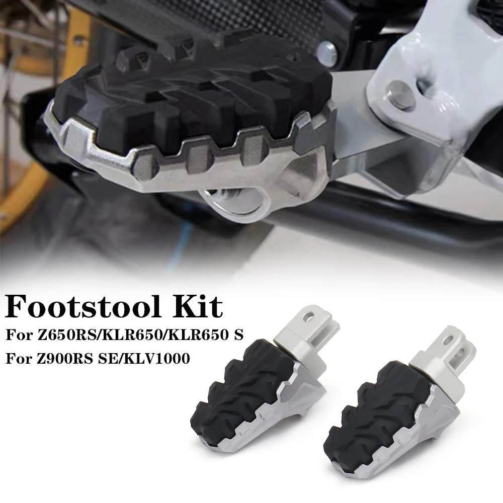 Motorcycle Accessories Footrest Foot Pegs Rests Pedals For Kawasaki Z650 RS - £95.53 GBP