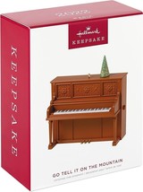 2022 Hallmark Ornament - PIANO, Go Tell It on the Mountain - MAGIC Sound NIB - £10.26 GBP