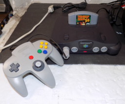 Nintendo 64 N64 Console Bundle Lot With 1 Game 1 Controller &amp; Cables - $195.98