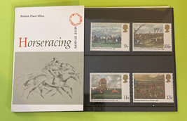 Set Of 4 British Post Office Mint Stamps Horseracing 6th June 1979 - £7.59 GBP