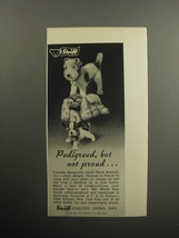 1957 Steiff Toys Advertisement - Dogs - Pedigreed, but not proud - £14.78 GBP