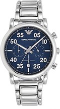 Emporio Armani AR11132 Sport Chronograph Blue Dial Men&#39;s Watch - £165.84 GBP