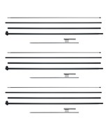 VEVOR Feather Flag Pole Kit 3 Packs Swooper Flag Pole 16.3 ft with Groun... - €107,46 EUR