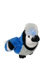 Ganz Lil&#39; Kinz Bluejay Bird Plush Stuffed Animal HS504 No Code 7&quot; - £16.42 GBP