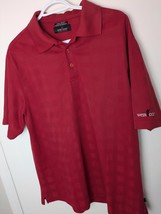 Weir Golf Men&#39;s Red Polo Shirt - Cool Effect for Everyday Champions - $11.90