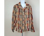 Tantrums Women&#39;s Plaid Multicolor Floral Long Sleeve Lightweight Jacket TE9 - $8.90