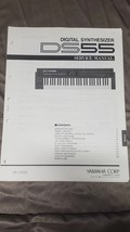 YAMAHA DIGITAL SYNTHESIZER DS55 SERVICE MANUAL WITH SCHEMATICS  - $17.99