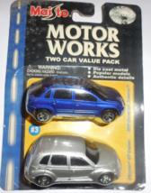 2001 Maisto Motor Works Two Car Value Pack Sealed On Card - $3.00