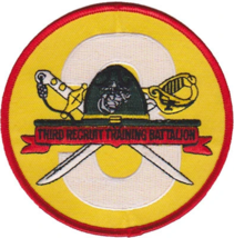 4&quot; Usmc Marine Corps 3RD Recruit Training Battalion Military Embroidered Patch - £27.64 GBP
