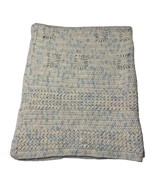 VTG Hand Crocheted Baby Blanket – Late 1990s to Early 2000s – Shimmering Pastel