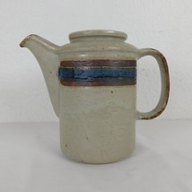 Otagiri Ceramic Stoneware Coffee Pot Horizon Pattern NO LID FLAW Made in Japan - £18.98 GBP