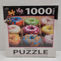 Turner Licensing Jigsaw Puzzle 1000 Pieces Delightful Donuts Multicolor ... - $12.22