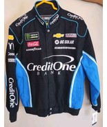 Kyle Larson #42 JH Design Credit One Uniform Twill Jacket Nascar NWT Adu... - $135.44