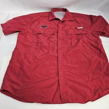 Vtg Chiliwear Arkansas Razorbacks Vented Button-Up Shirt Mens XL Short Sleeve - $13.76