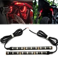 2pc 6&quot; Red LED Motorcycle Turn Signal &amp; Brake Tail Light Strip Kit for B... - €16,10 EUR