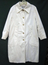 London Fog Maincoats Rain Trench Jacket Raincoat Dacron Poly Combed Cotton 14 P - £26.57 GBP