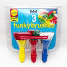 NEW ALEX LITTLE HANDS 3 Funky Jumbo Brushes - painting children educatio... - $24.99