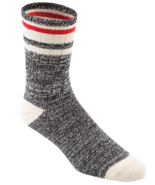 Watson&#39;s mens Soft and Cozy Socks Sz 10-13 HEATHER BLACK/IVORY NWT - £3.85 GBP