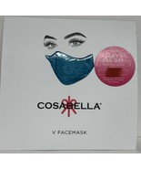 COSABELLA Never Say Never V Pleated Face Mask 9923 Picasso Blue-O/S NEW!... - $10.74